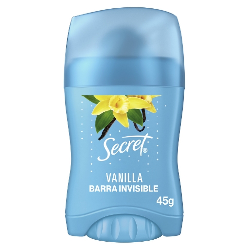 Imagen de DESODORANTE SECRET VAINILLA STICK INVISIBLE MUJER  45 GRS