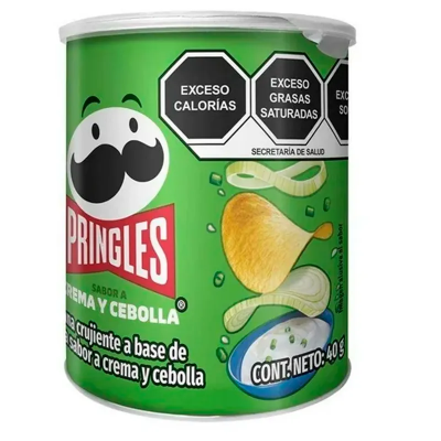 Imagen de Papas Pringles Crema Y Cebolla 40 GRS