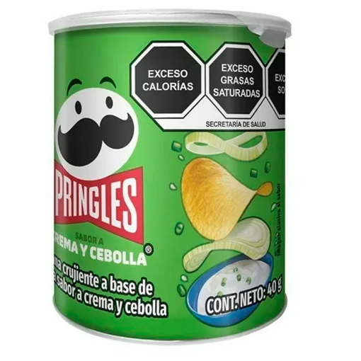 Imagen de Papas Pringles Crema Y Cebolla  40 GRS