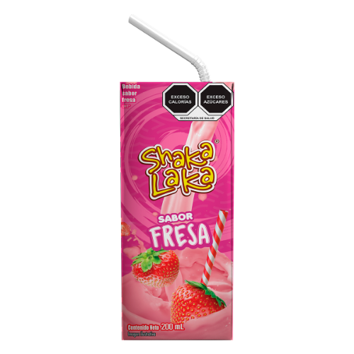 Imagen de Leche Shaka Laka Fresa 200 MLL