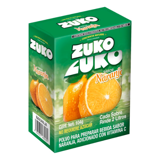 Imagen de Exh Bebida Zuko Naranja+1Sob 13 GRS