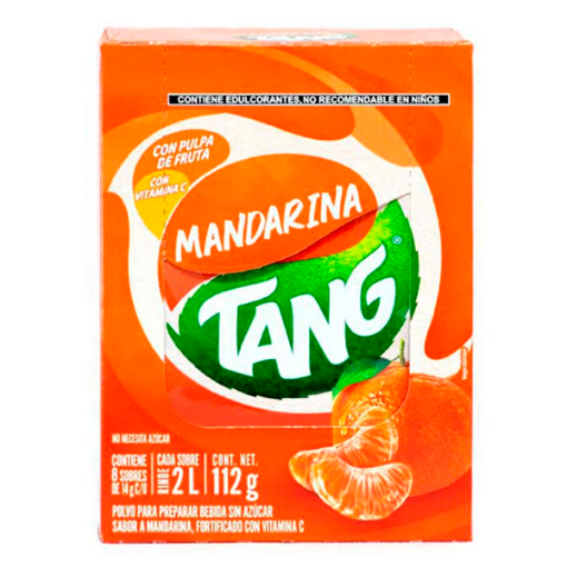 Imagen de Bebida En Polvo Tang 8 Sobres Mandarina 14 GRS