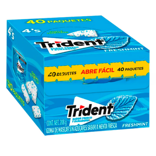 Imagen de Exhibidor Chicle Trident 4'S Fresmint  5.2 GRS