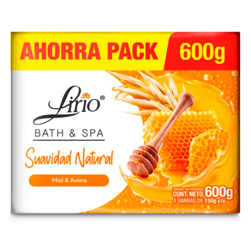 Imagen de Jabón De Tocador Lirio Avena Y Miel  150 GRS