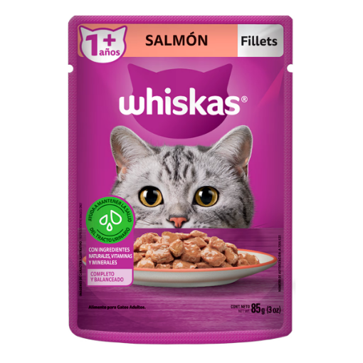 Imagen de Sobres Whiskas Salmón  85 GRS
