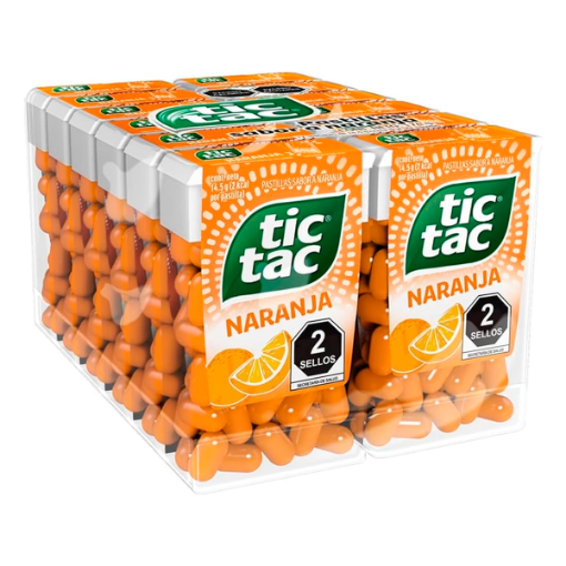 Imagen de Pastillas Tic Tac Naranja 12 PZS