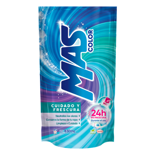 Imagen de Detergente Líquido Mas Care&Fresh  830 MLL