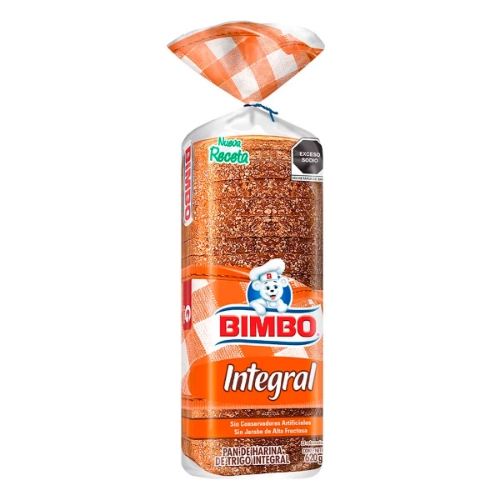 Imagen de Pan Bimbo Integral 620 GRS