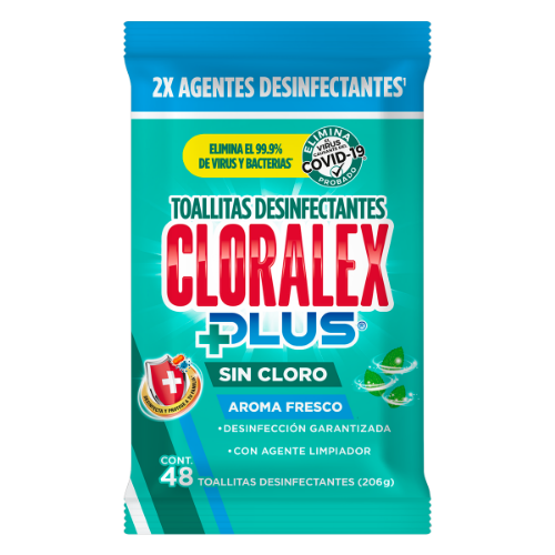 Imagen de Toallas Húmedas Desinfectantes Cloralex  48 PZS