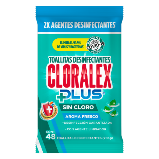 Imagen de Toallas Húmedas Desinfectantes Cloralex  48 PZS
