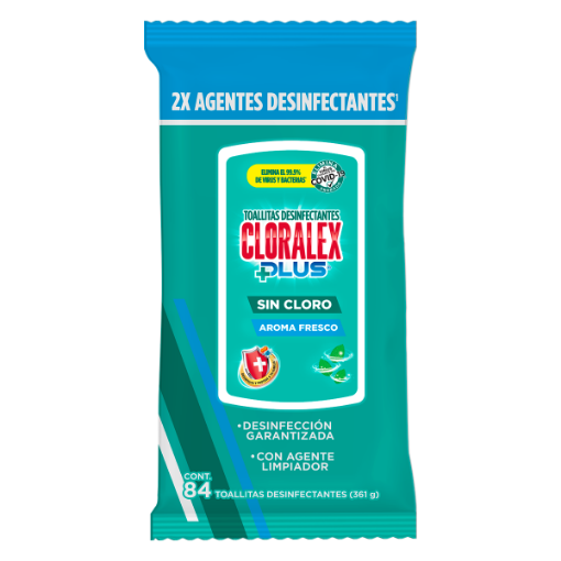 Imagen de Toallas Húmedas Desinfectantes Cloralex  84 PZS