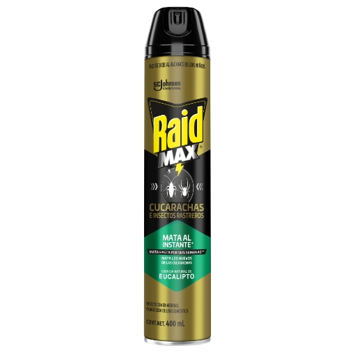 Imagen de Insecticida Raid Max Eucalipto Aerosol  400 MLL
