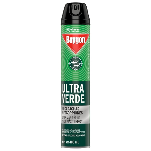 Imagen de Insecticida  Baygon Ultra Verde Aerosol  400 MLL