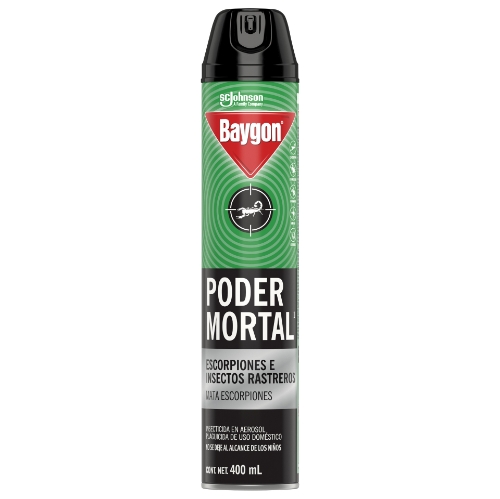 Imagen de Insecticida Baygon Poder Mortal Aerosol 400 MLL
