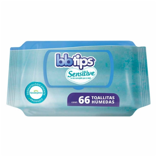 Imagen de Toallitas Humedas Bb Tips Rep  66 PZS