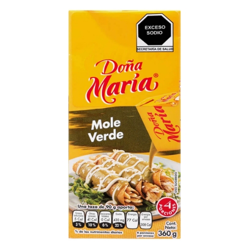Imagen de Mole Doña Maria Verde Tetra 360 GRS