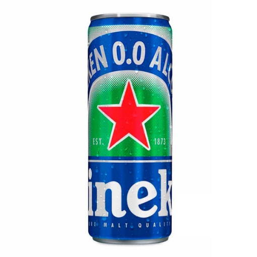Imagen de Cerveza Heineken Sin Alcohol 0.0 Lata 355 MLL