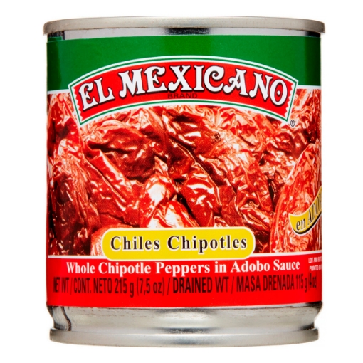 Imagen de Chiles El Mexicano Chipotle  215 GRS