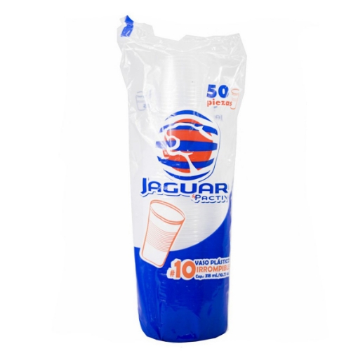 Imagen de Vaso Desechable Jaguar Irrompible  50 PZS