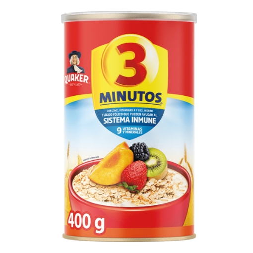 Imagen de Avena Quaker 3 Min  400 GRS