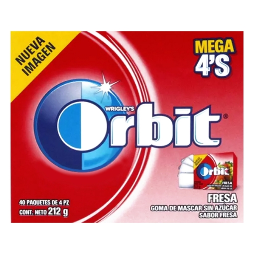 Imagen de Exhibidor Chicle Orbit 40 PZS