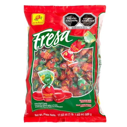 Imagen de Caramelo De La Rosa Relleno De Fresa  500 PZS