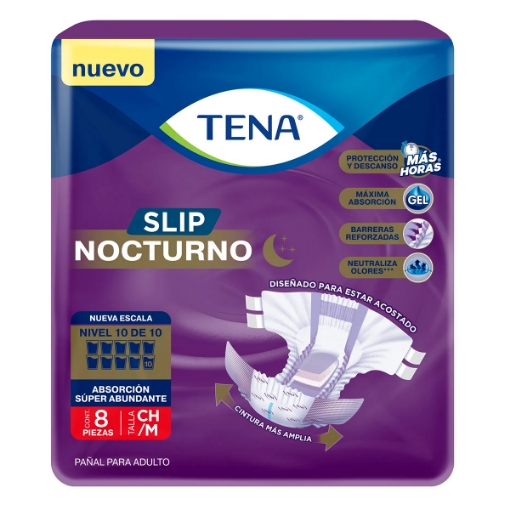 Imagen de Calzón Tena Slip Nocturna Mediano  8 PZS