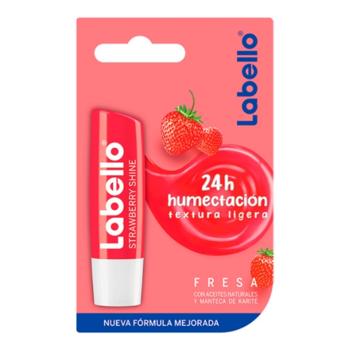 Imagen de Crema Para Labios Labello Fresa  4.8 GRS