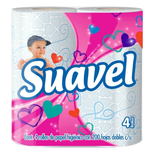 Imagen de Papel Higiénico Suavel  4 PZS