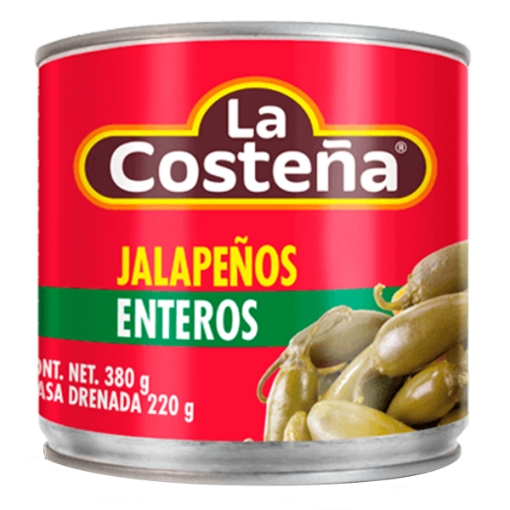 Imagen de Chiles La Costeña Jalapeño Enteros  220 GRS