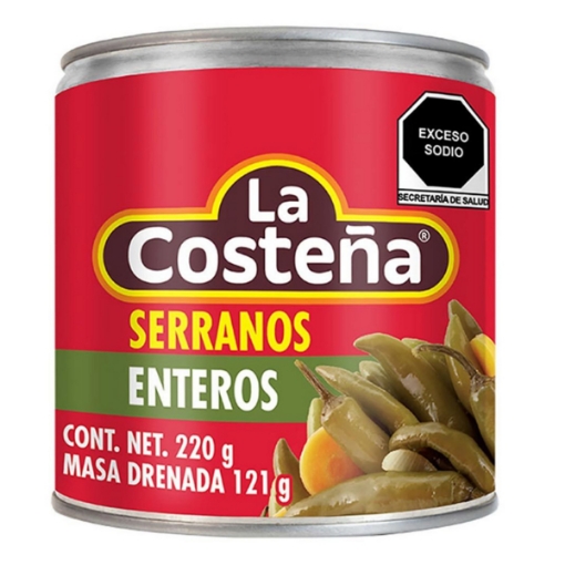 Imagen de Chiles Serranos La Costeña  220 GRS