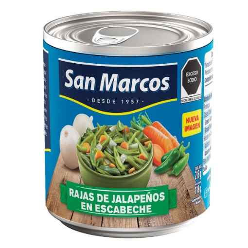 Imagen de Chiles En Rajas San Marcos  215 GRS