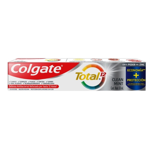 Imagen de Pasta Dental Colgate Total 12 Clean Mint  50 MLL