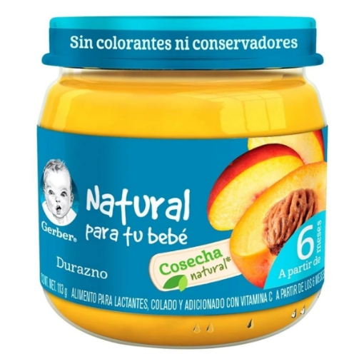 Imagen de Papilla Gerber Etapa 2 Durazno  100 GRS