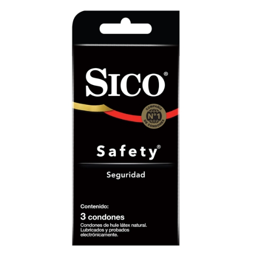 Imagen de Condón Sico Safety  3 PZS