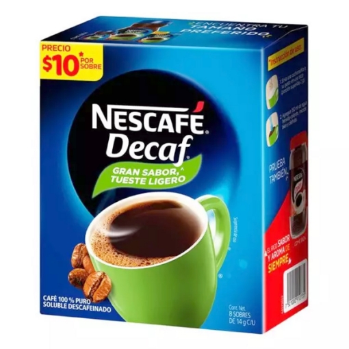 Imagen de Nescafé Decaf Sobres  14 GRS