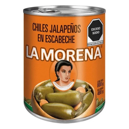Imagen de Chiles Jalapeños La Morena  800 GRS