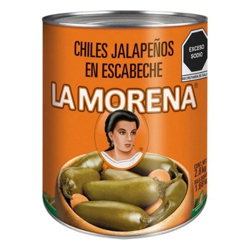 Imagen de Chiles La Morena Jalapeños  2.8 KGS