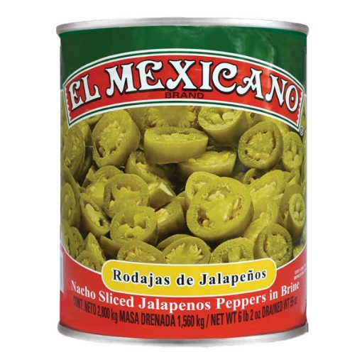 Imagen de Chiles El Mexicano Nachos Lata  2.8 KGS