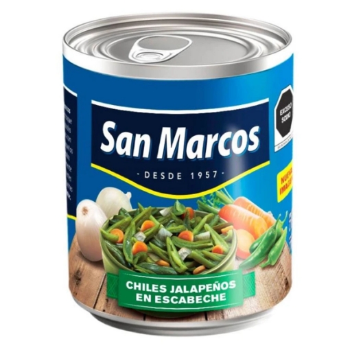 Imagen de Chiles San Marcos Jalapeños 215 GRS