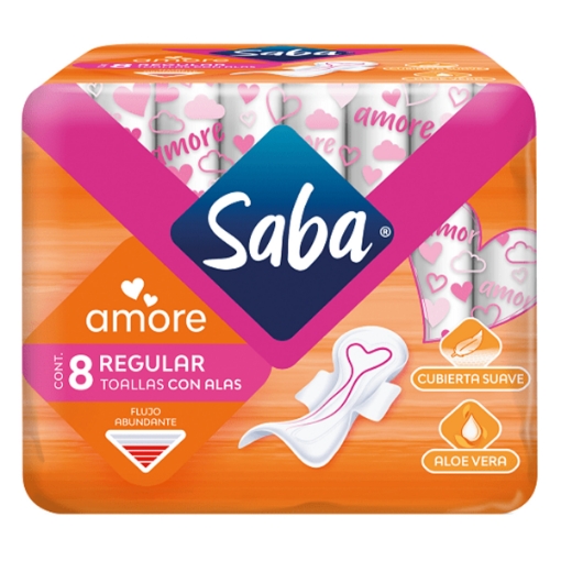 Imagen de Toalla Femenina Saba Amore Regular 8 PZS