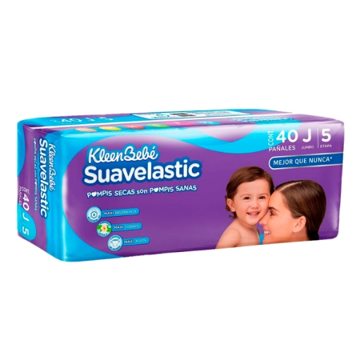 Imagen de Pañal Kbb Suavelastic Jum 40 PZS