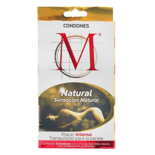 Imagen de Preservativo M Natural  3 PZS