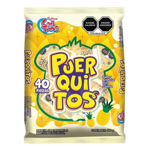 Imagen de Paleta C.Toons Puerquitos Piña Colada 14 GRS