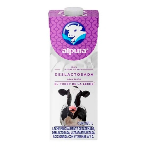 Imagen de Leche Alpura Deslactosada  1 LTS