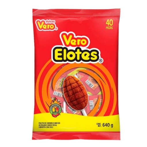 Imagen de Exhibidor Paleta Vero Elote Con Chile 40 PZS