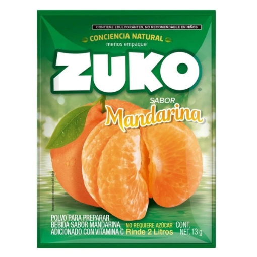 Imagen de Bebida En Polvo Zuko Mandarina 13 GRS
