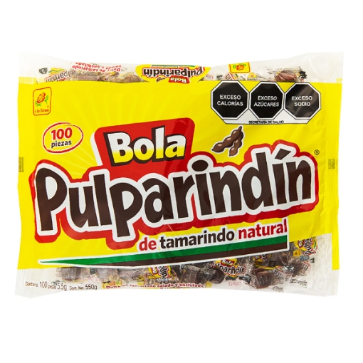 Imagen de Dulce De La Rosa Pulparindin Bola 100 PZS