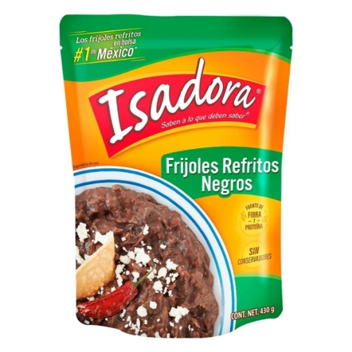 Imagen de Frijoles Isadora Negros Refritos  430 GRS