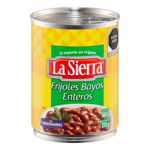 Imagen de Frijoles La Sierra Bayos Enteros  560 GRS